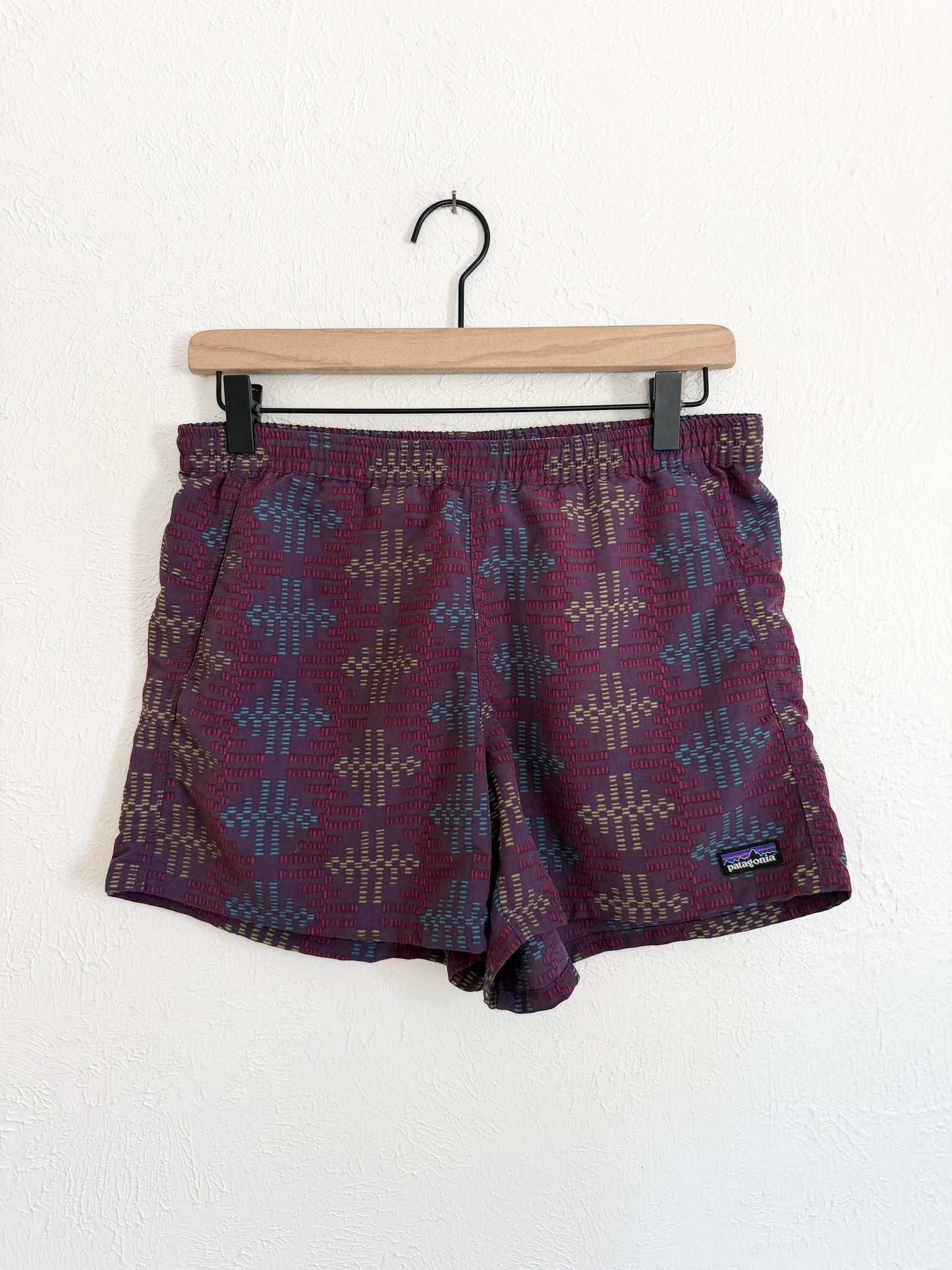 Patagonia Patterned Purple Baggies (S)
