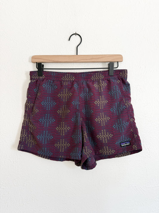 Patagonia Patterned Purple Baggies (S)