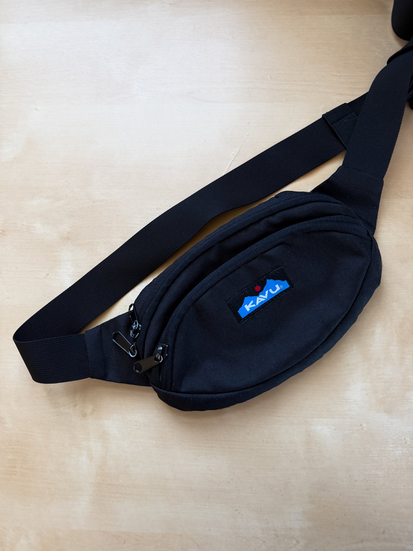 Kavu Black Fanny Pack