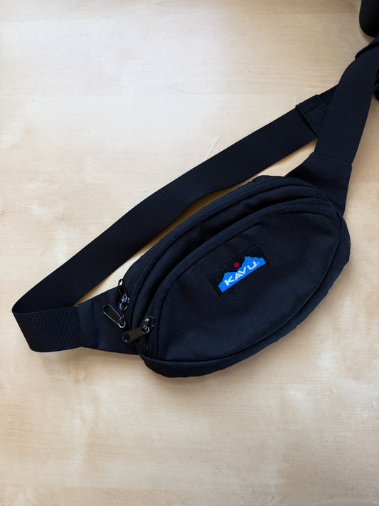 Kavu Black Fanny Pack