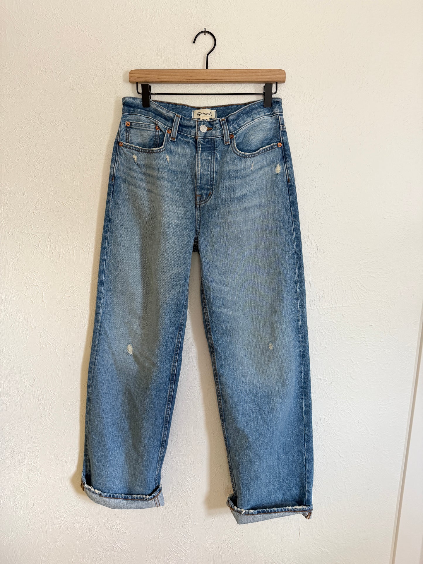 NEW Madewell Low Slung Baggy Jeans (6)