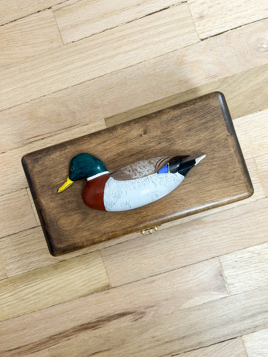 Vintage Wooden Duck Box