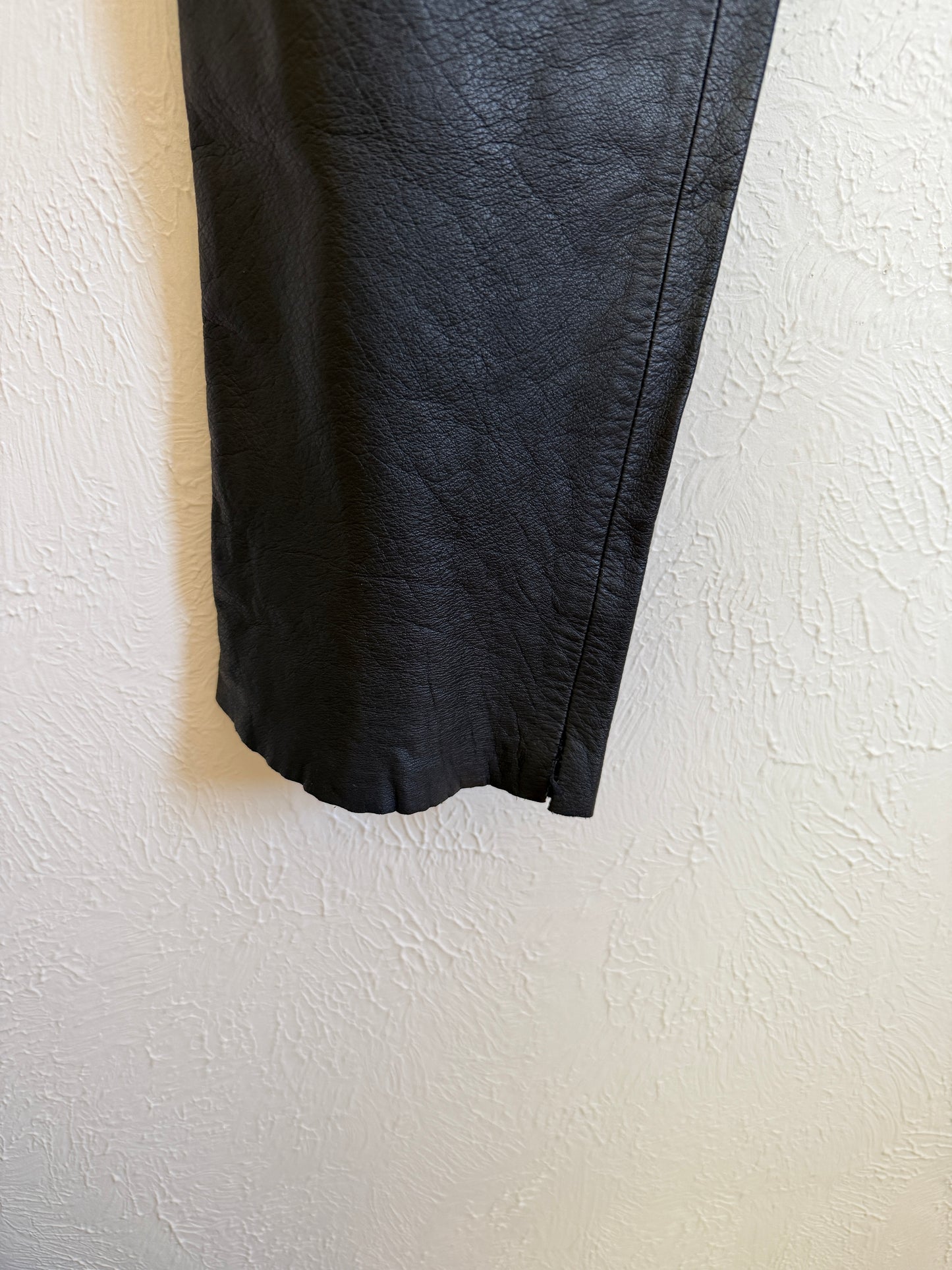 Harley Davidson Black Genuine Leather Pants (6)