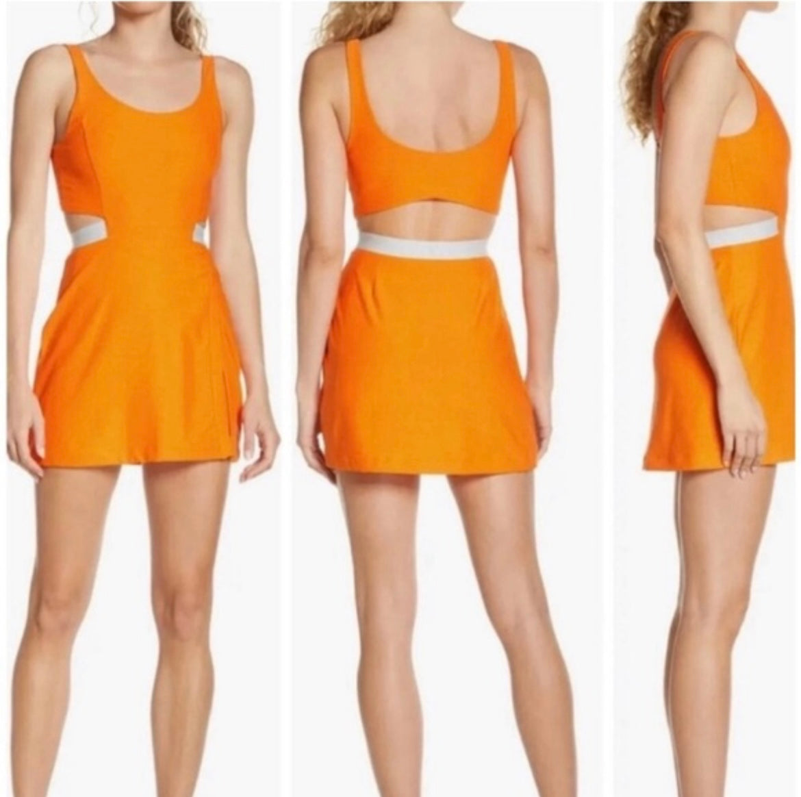 Outdoor Voices Orange Court Dress (XS)