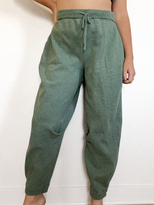 Free People Beach Freya Green Pants (L)