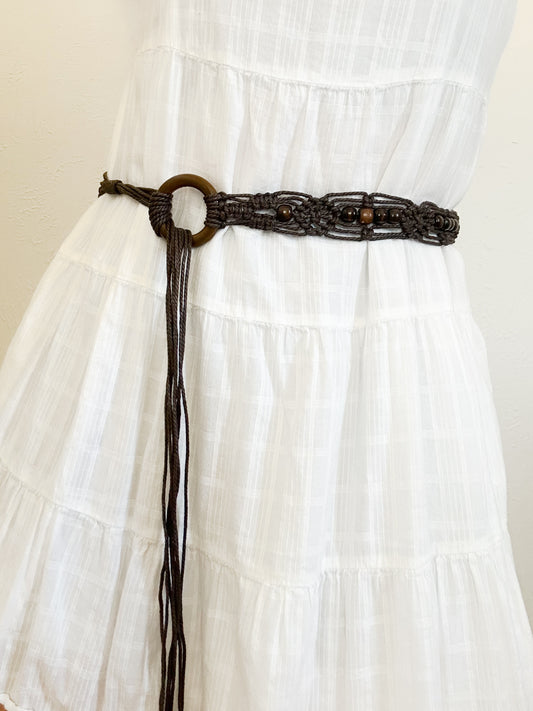 Beaded Crochet Belt