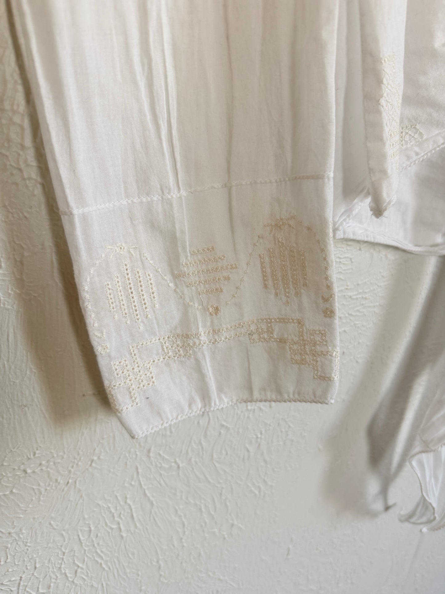 J Jill Embroidered Wrap Top (S)