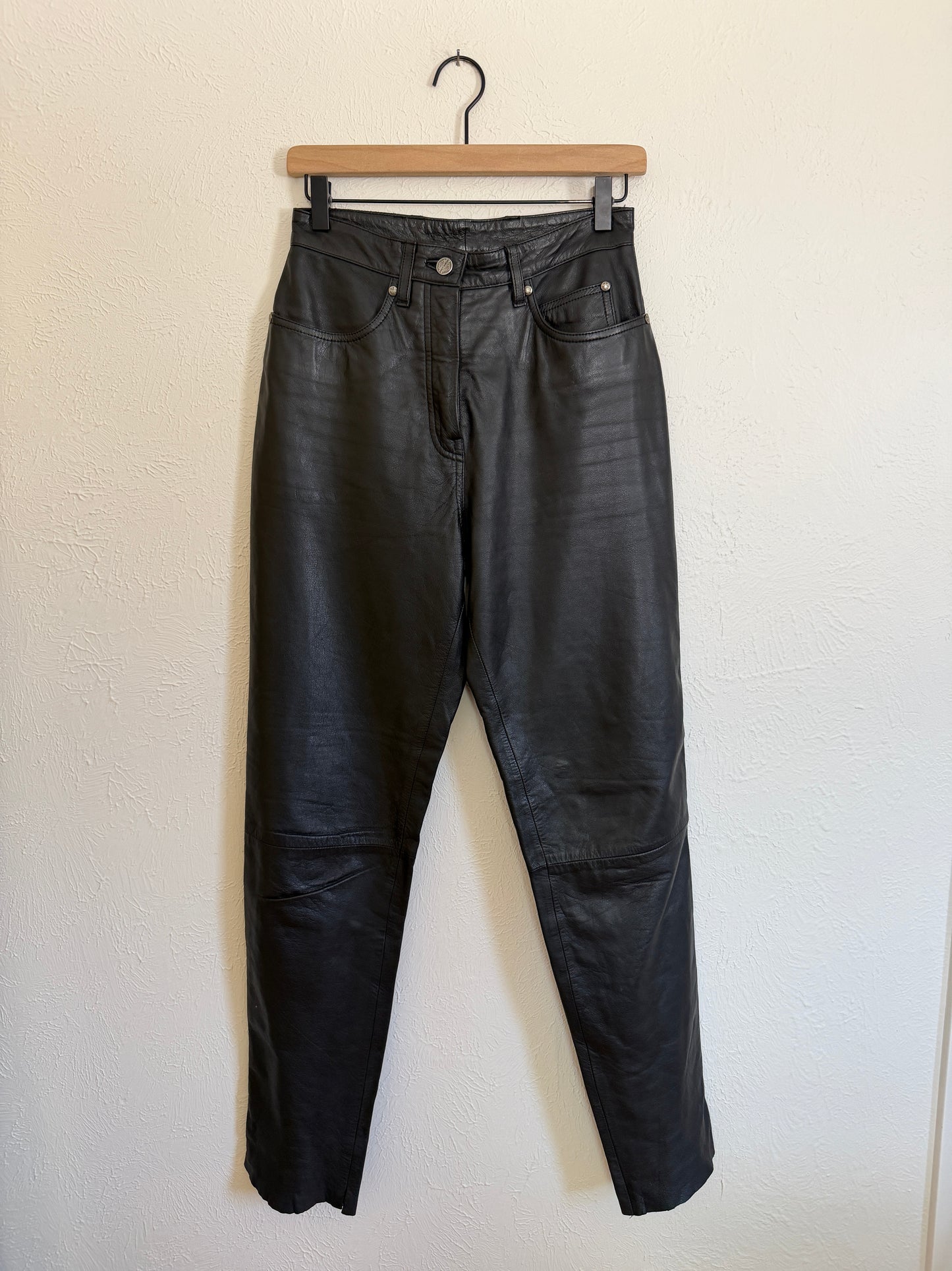 Harley Davidson Black Genuine Leather Pants (6)