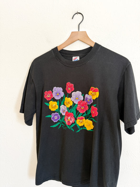 90’s Jerzees Floral T-Shirt (L)