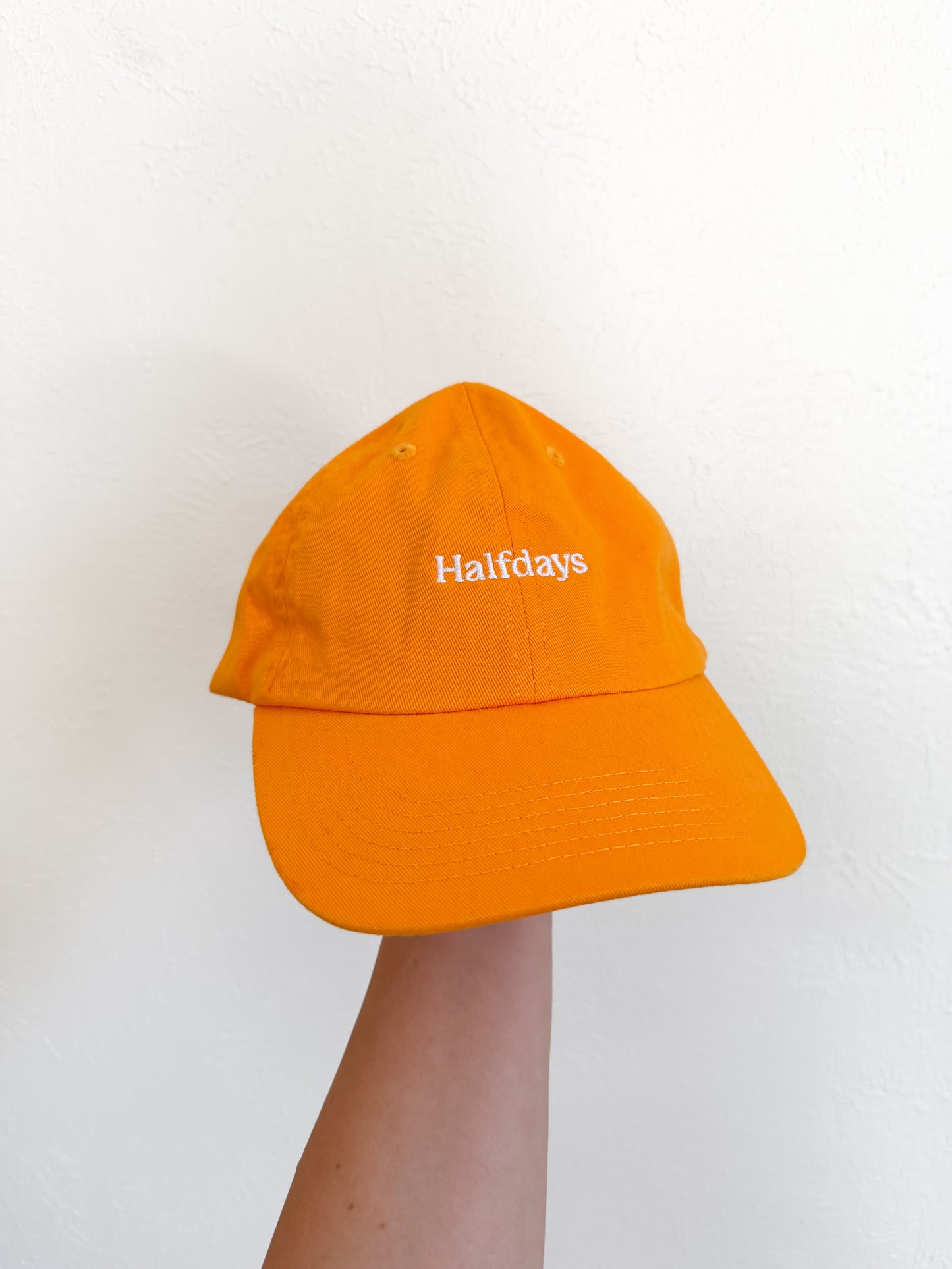 Halfdays Orange Baseball Hat