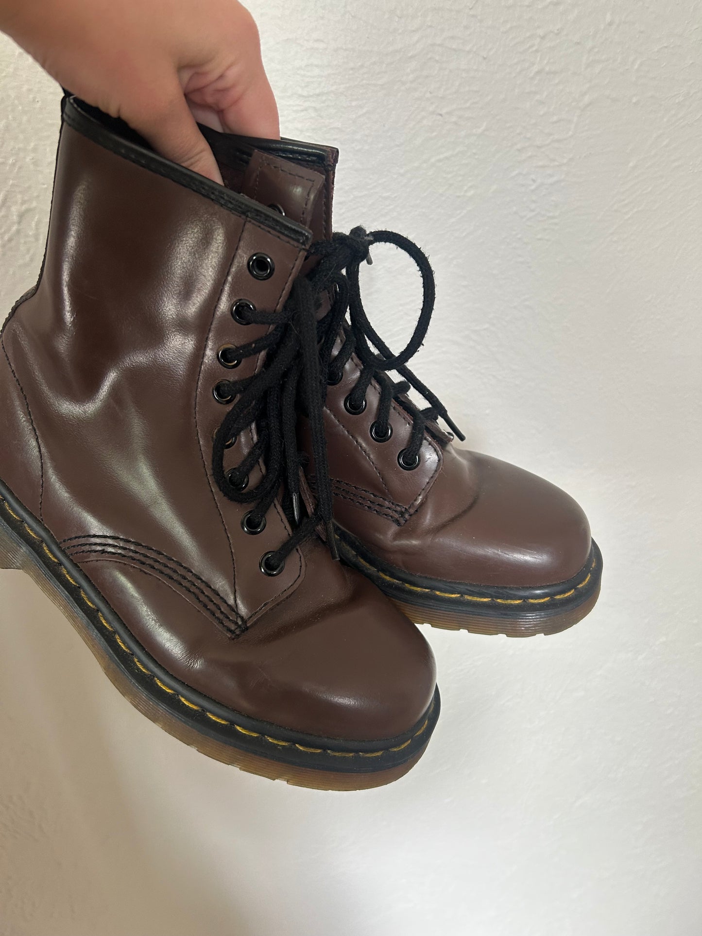 Dr. Martens Brown 1460 Leather Boots (W6)