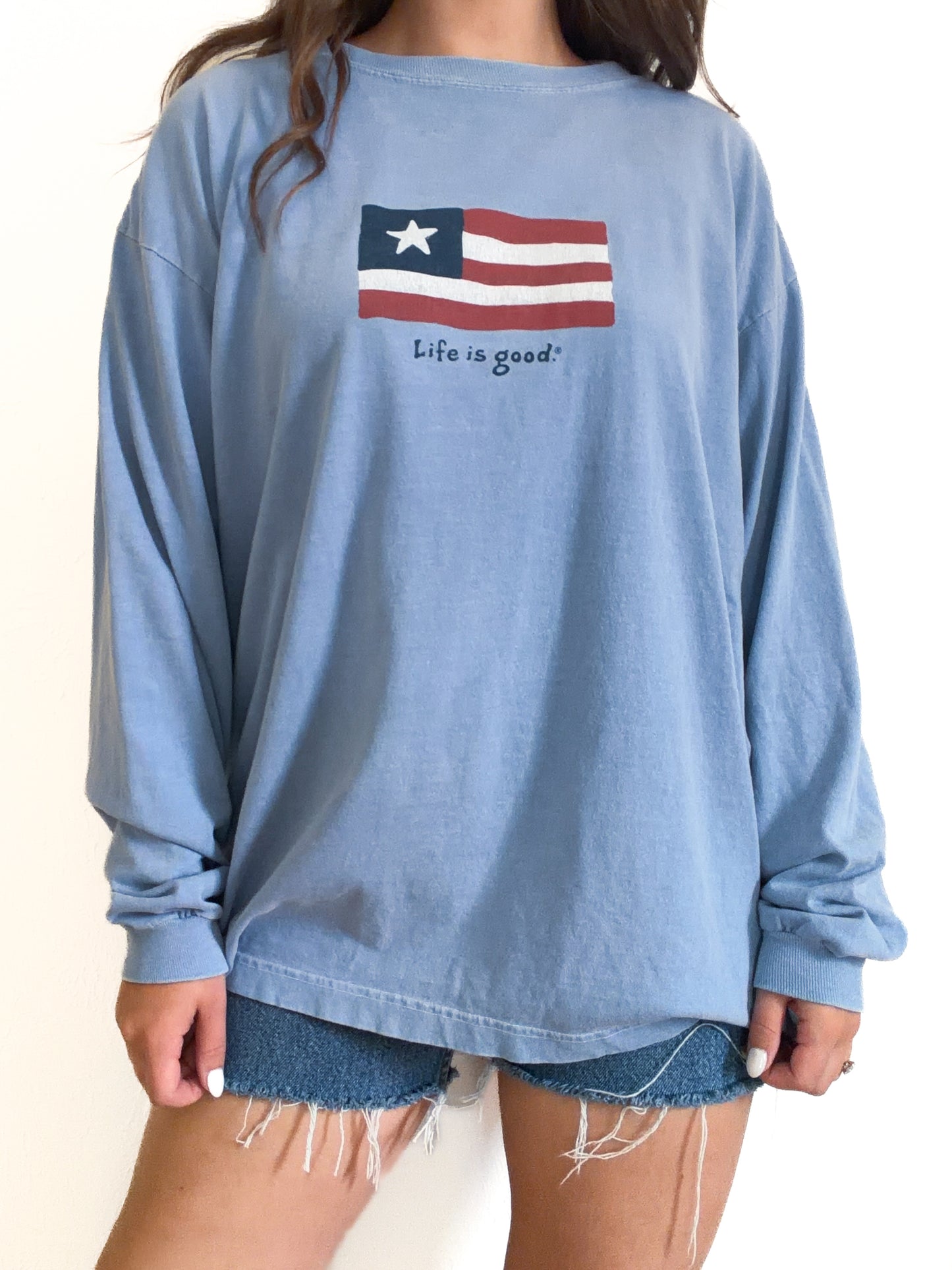 Life is Good Flag Long Sleeve (L)