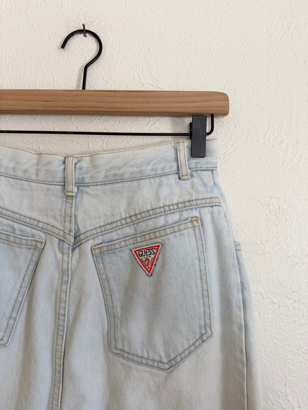 Guess by Georges Marciano Vintage Denim Skirt (6)