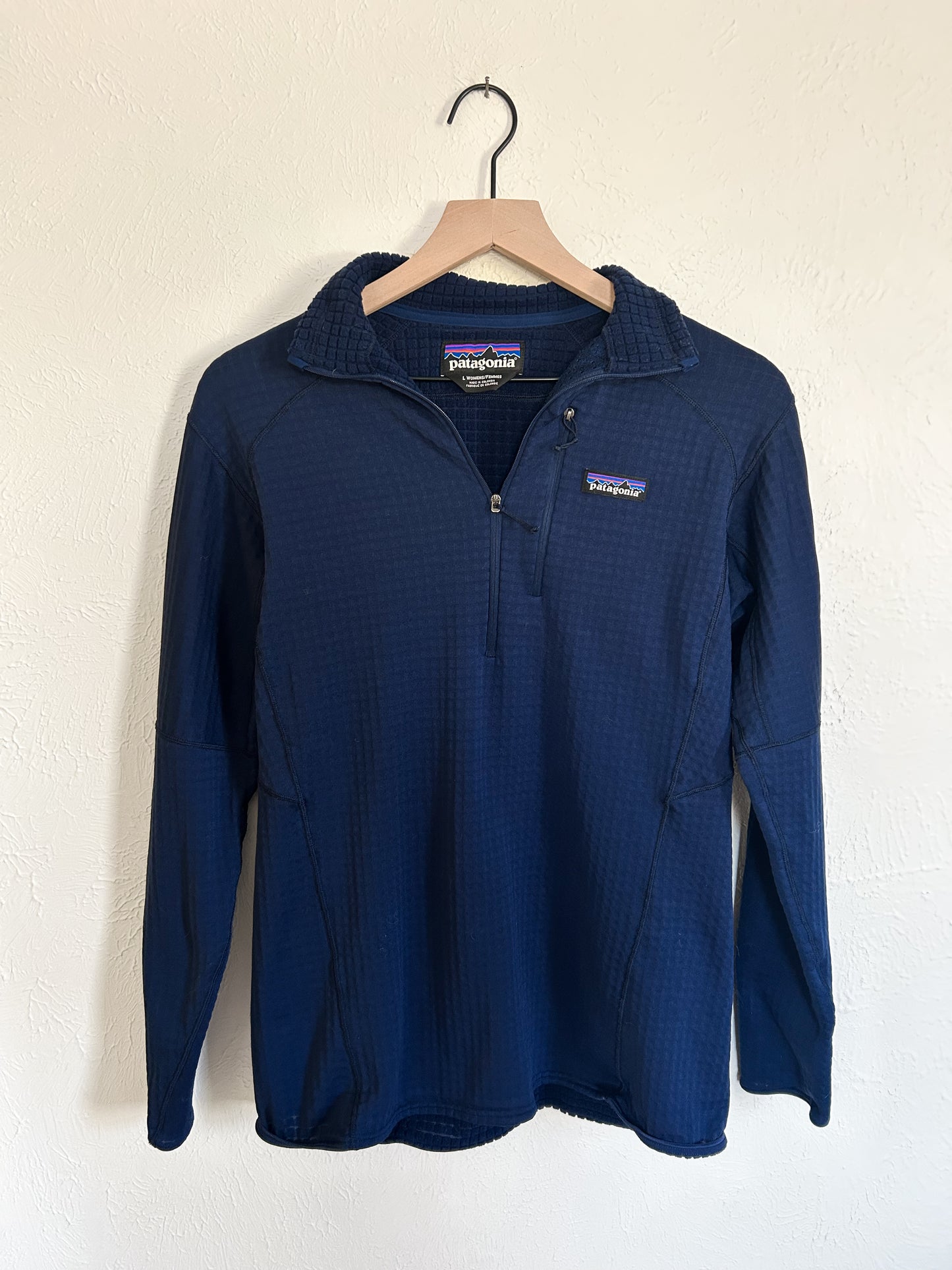 Patagonia R1 Navy Pullover (L)