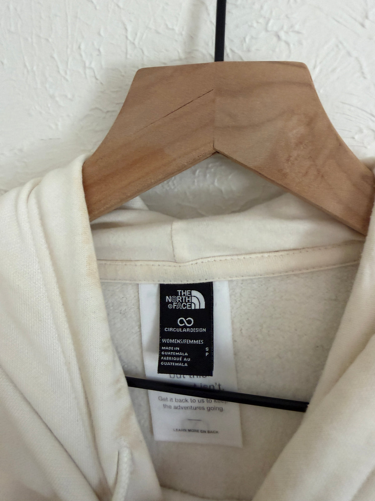 The North Face Cream Hoodie (XS/S)