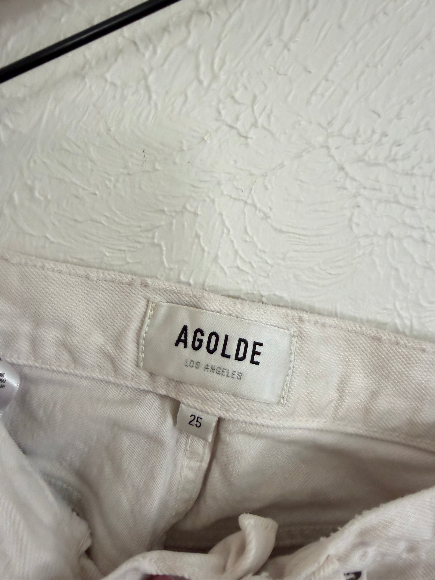 AGOLDE Cream Straight Leg ‘90’s Pant’ (25)