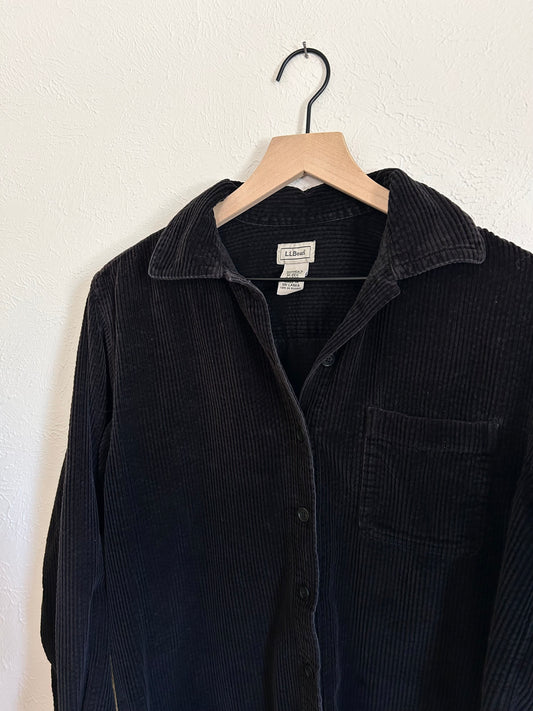 LL Bean Black Corduroy (M)