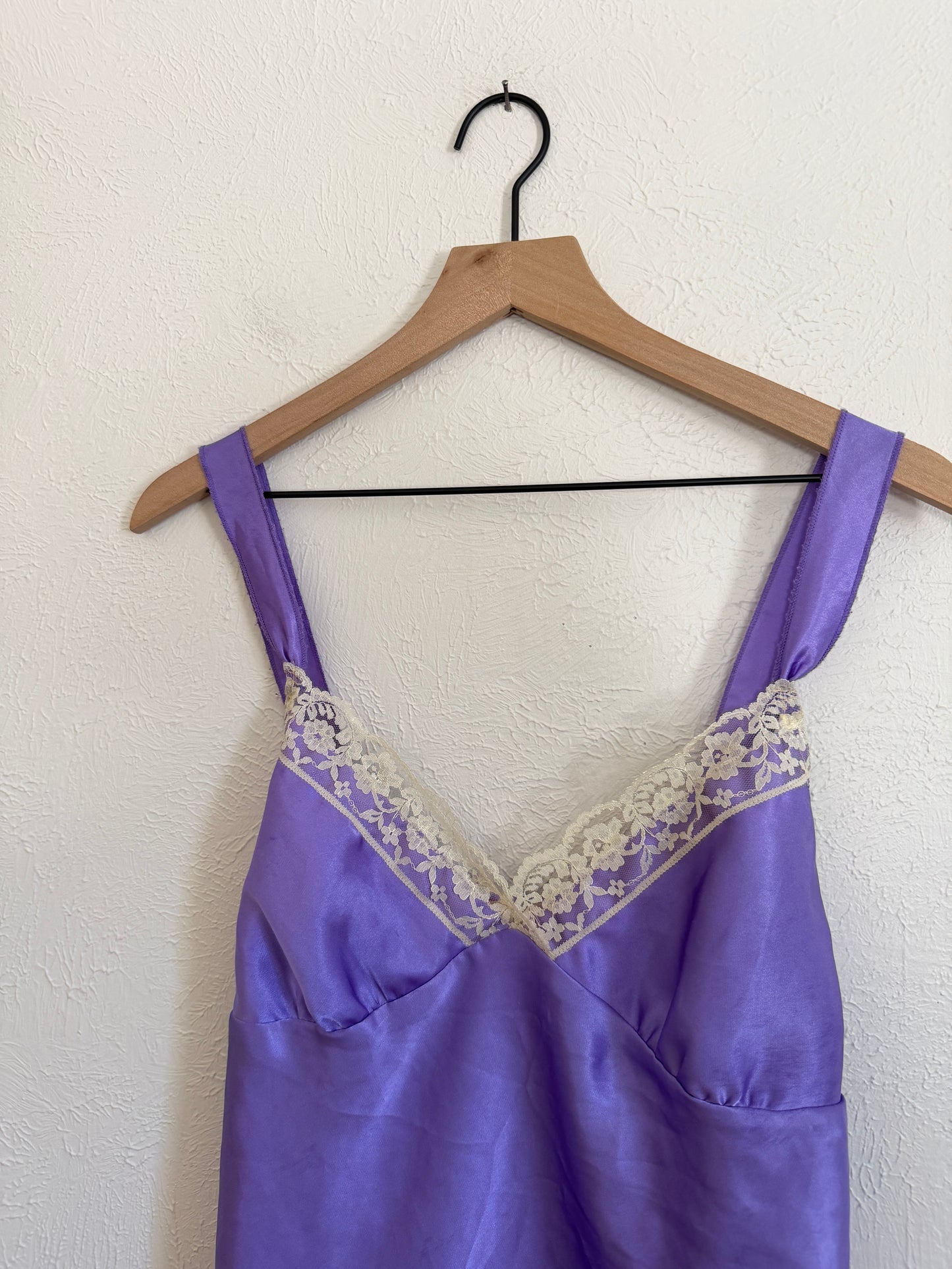 Vintage 90265 Purple Lace Tank (L)