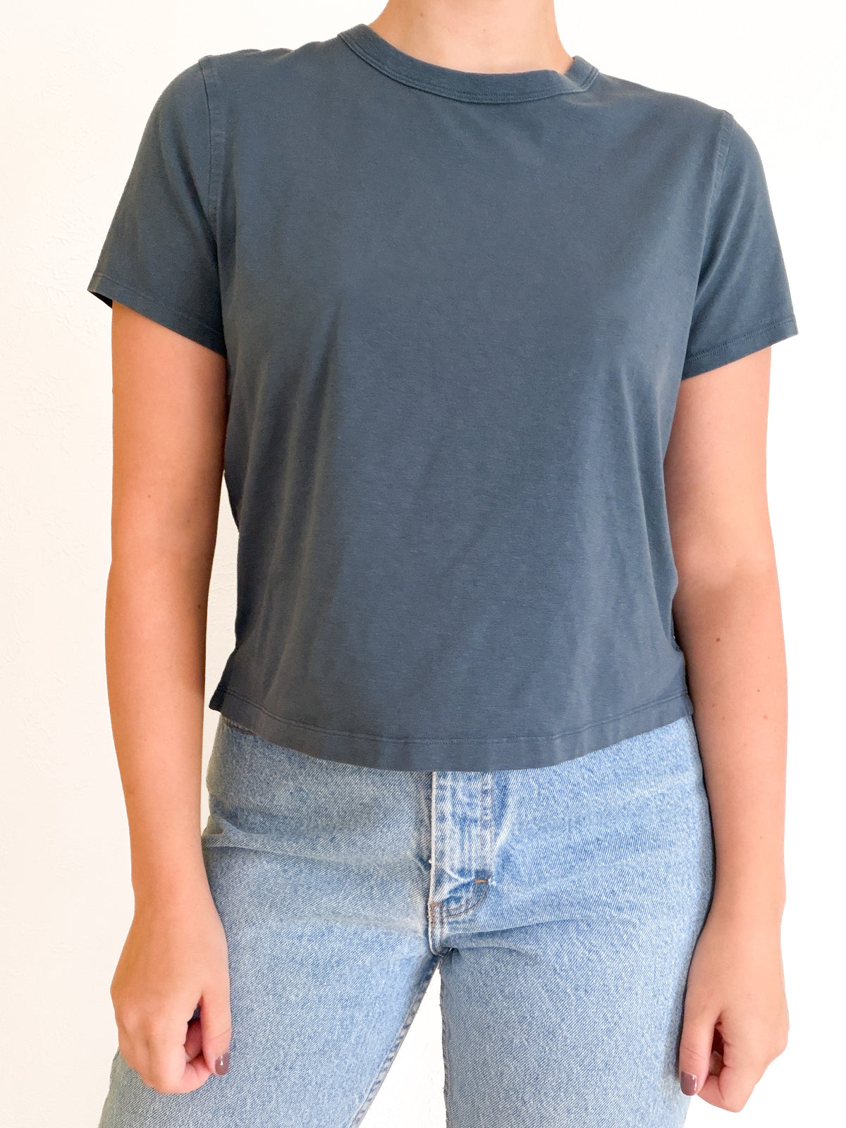 Lululemon Teal Cotton T-Shirt (S)