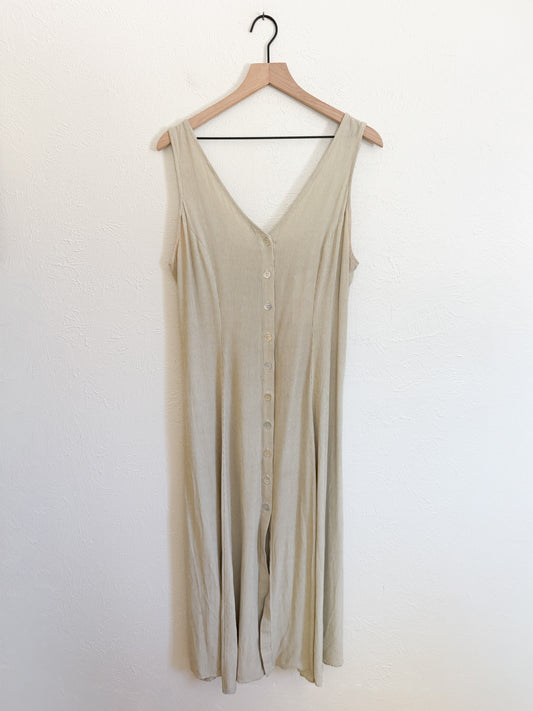 Vintage Striped Dress (XL)