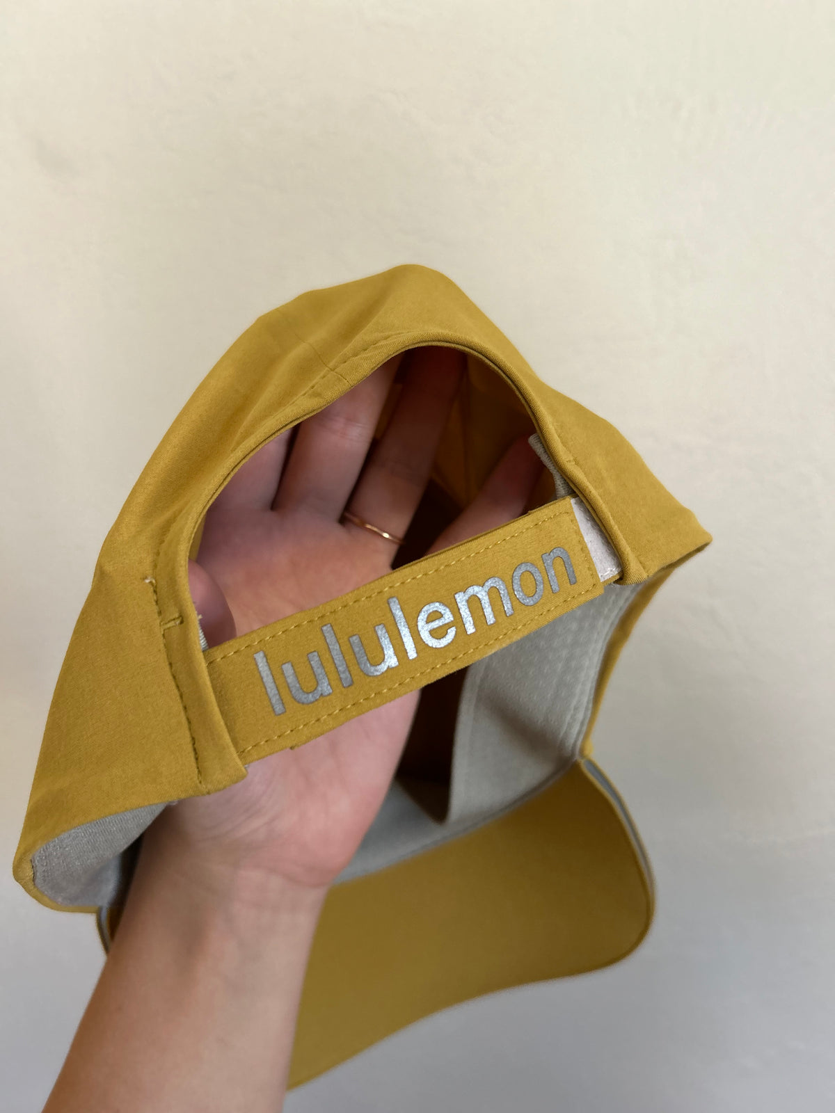 Lululemon Fast and Free Mustard Running Hat