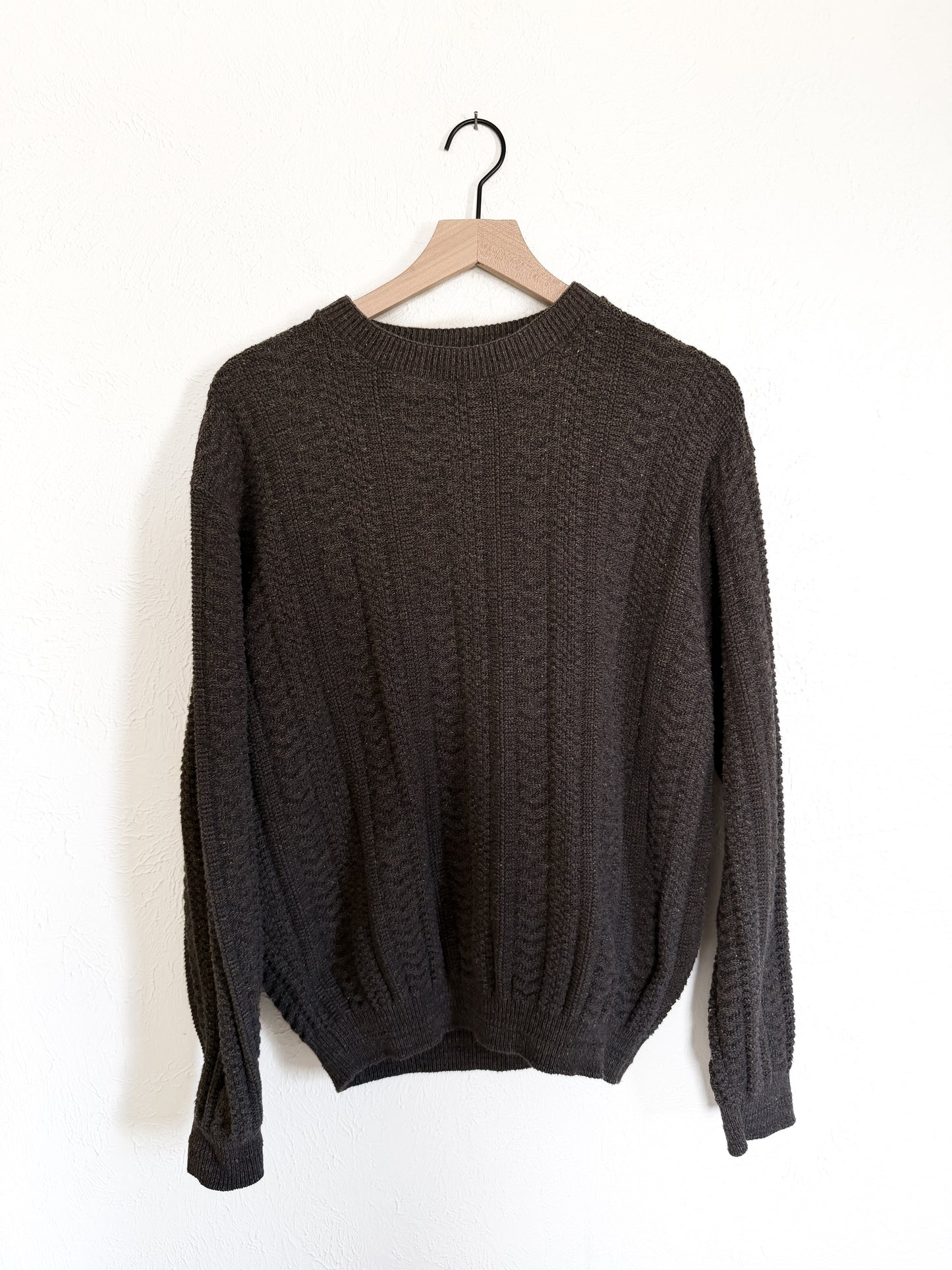 Bill Blass Brown Speckled Sweater (L)