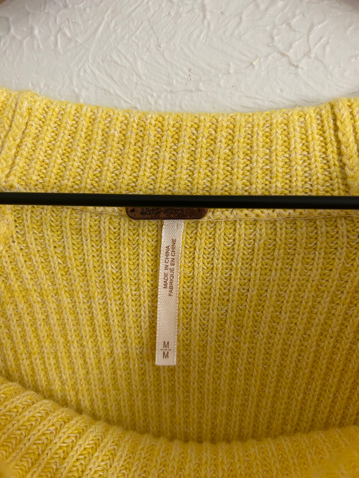 Free People ‘Too Good’ Knit Pullover Sweater (M)