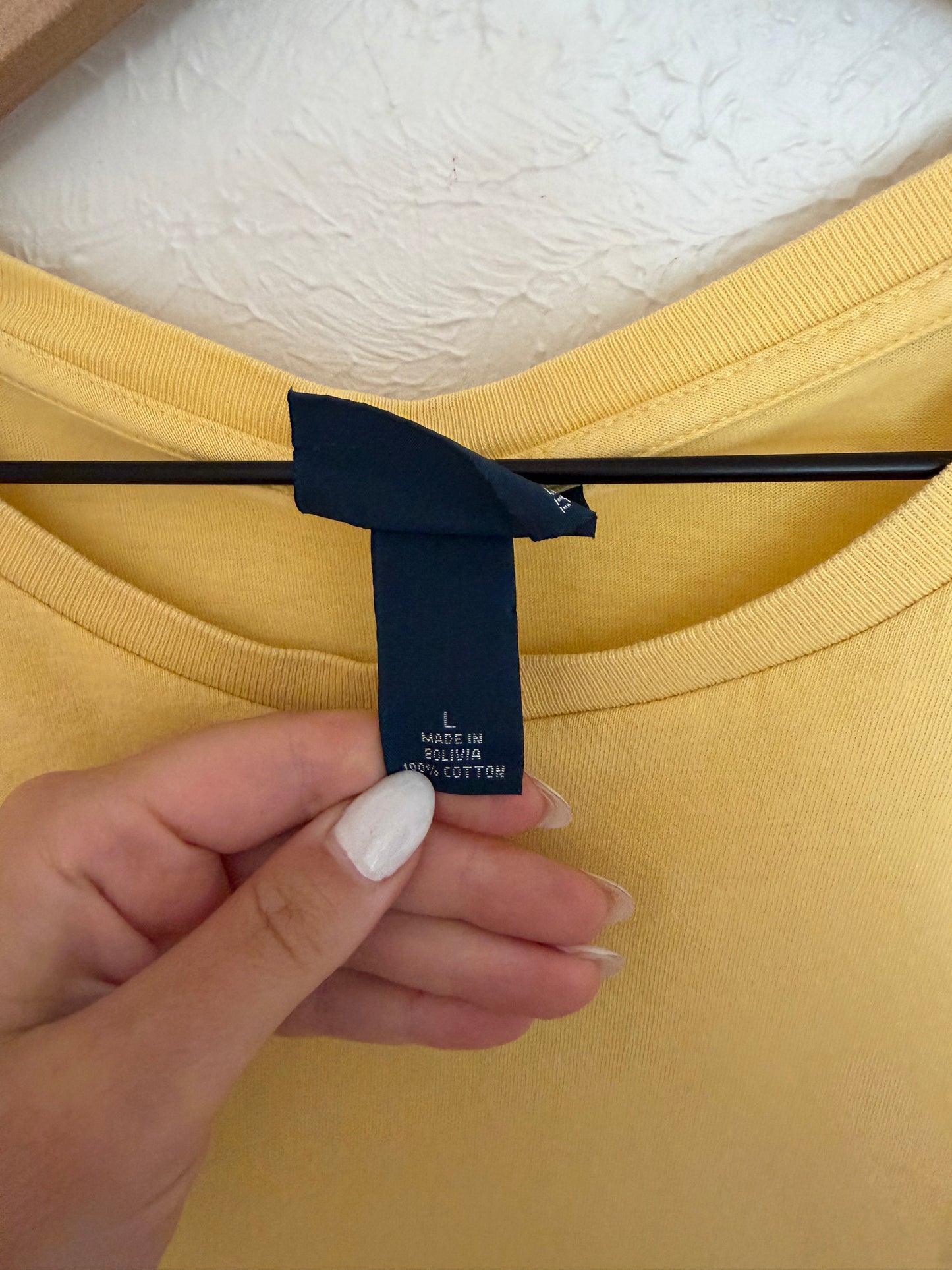 Ralph Lauren Polo Yellow T-Shirt (L)