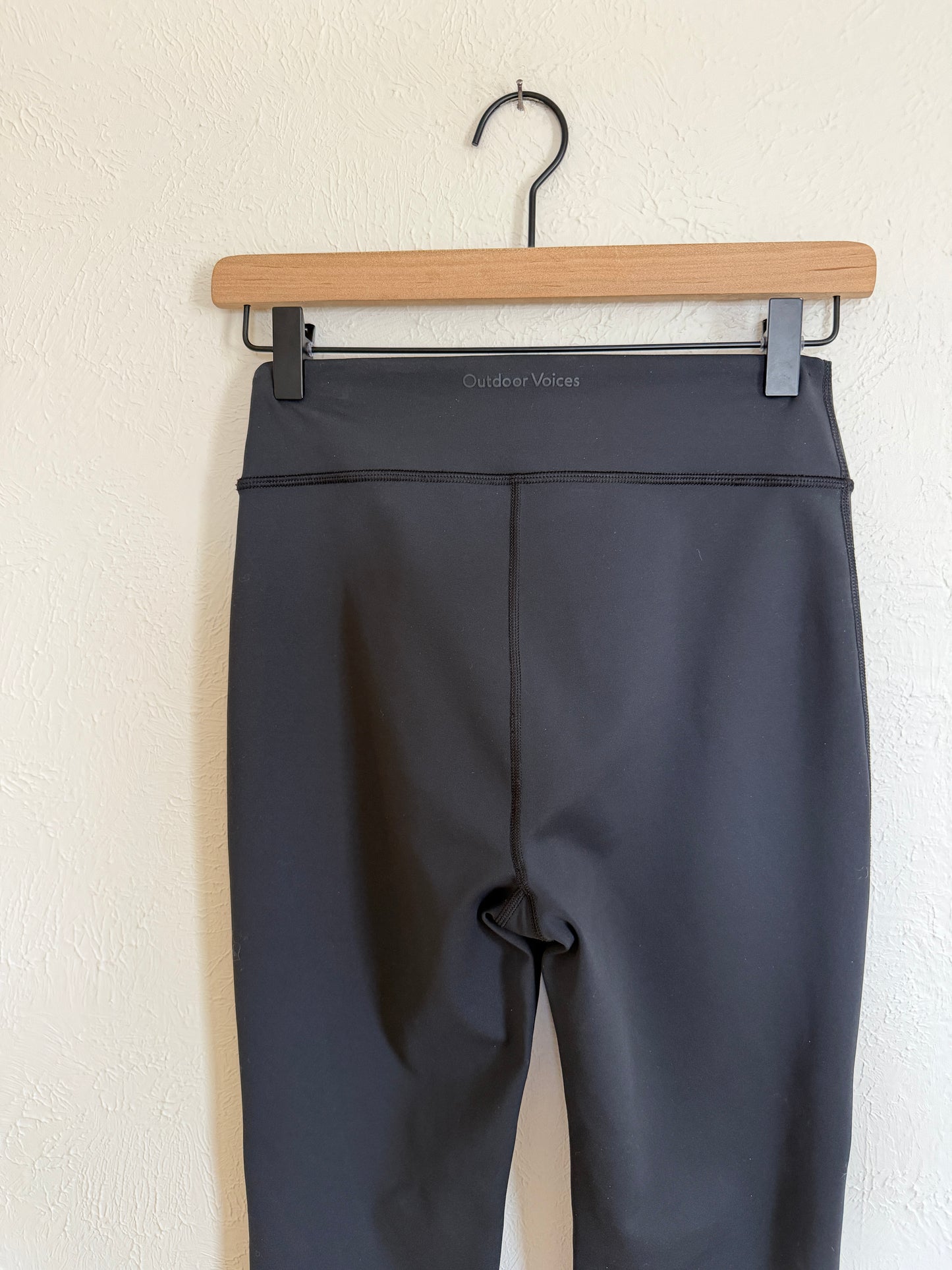 Outdoor Voices Black Flare Leggings (XS)