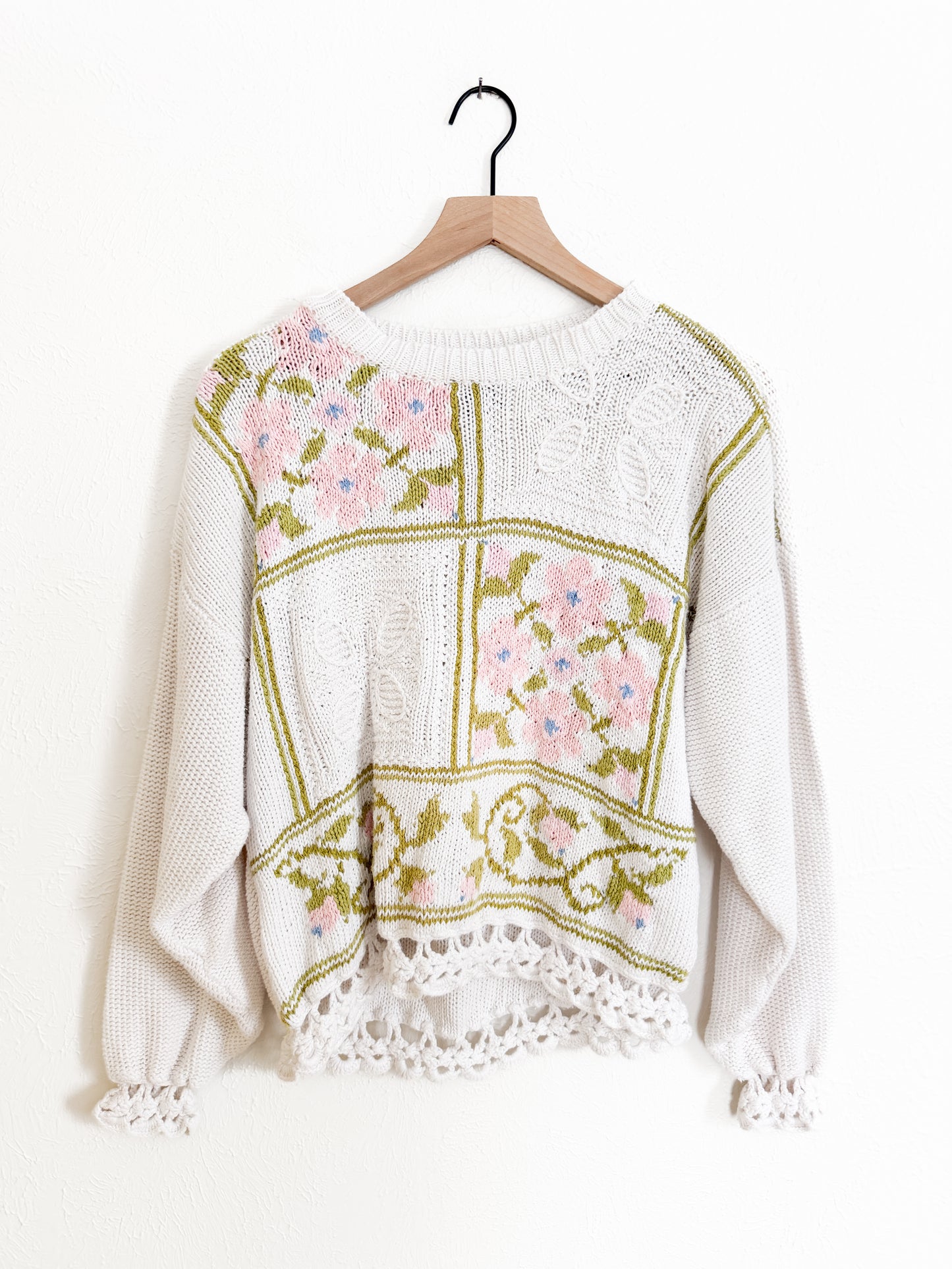 Generra Vintage Floral Sweater (M)