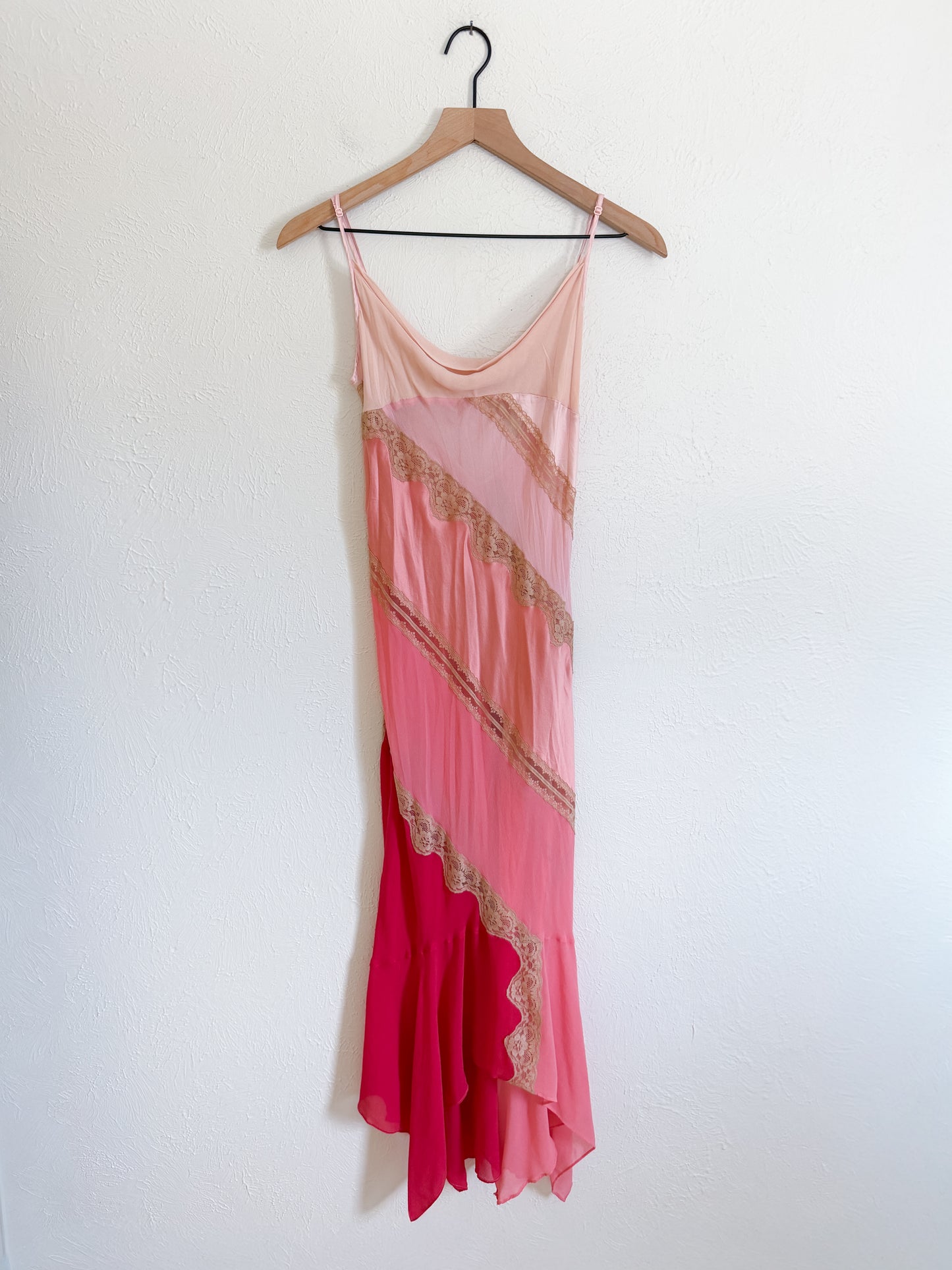 Rare Vintage Y2K Victoria’s Secret Pink Slip Dress (S)