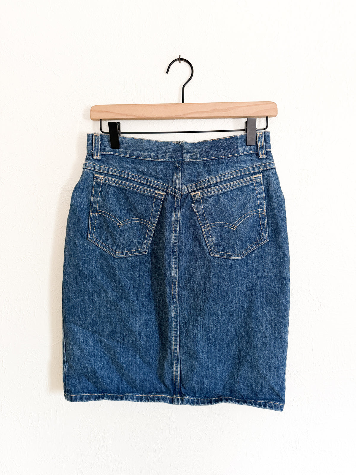 Levi’s Vintage 70’s White Tag Denim Skirt (6)
