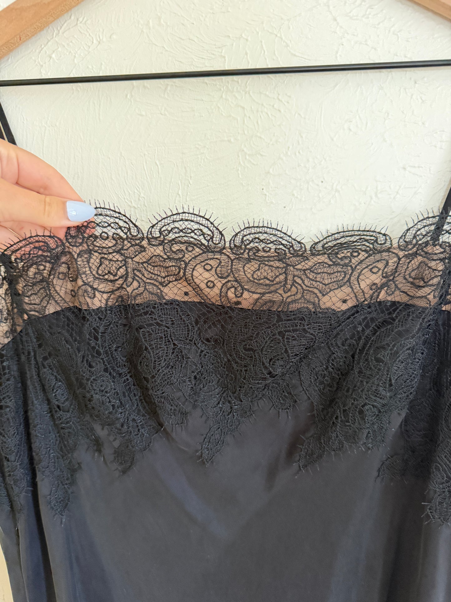 NWT DISSH Mina Black Lace Maxi Dress (XL)