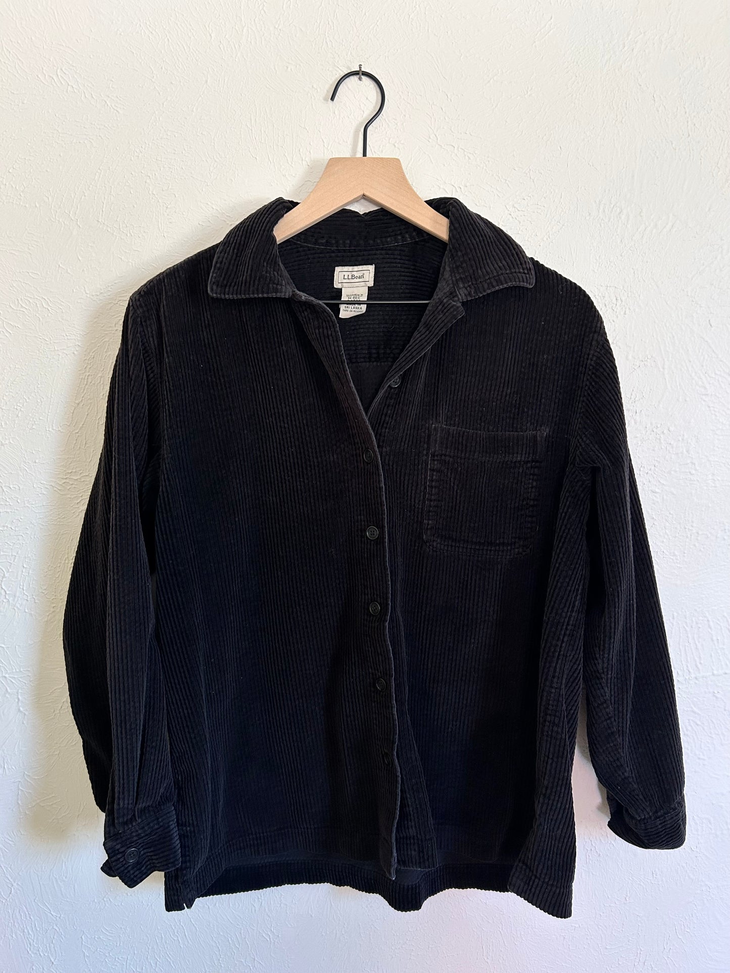 LL Bean Black Corduroy (M)