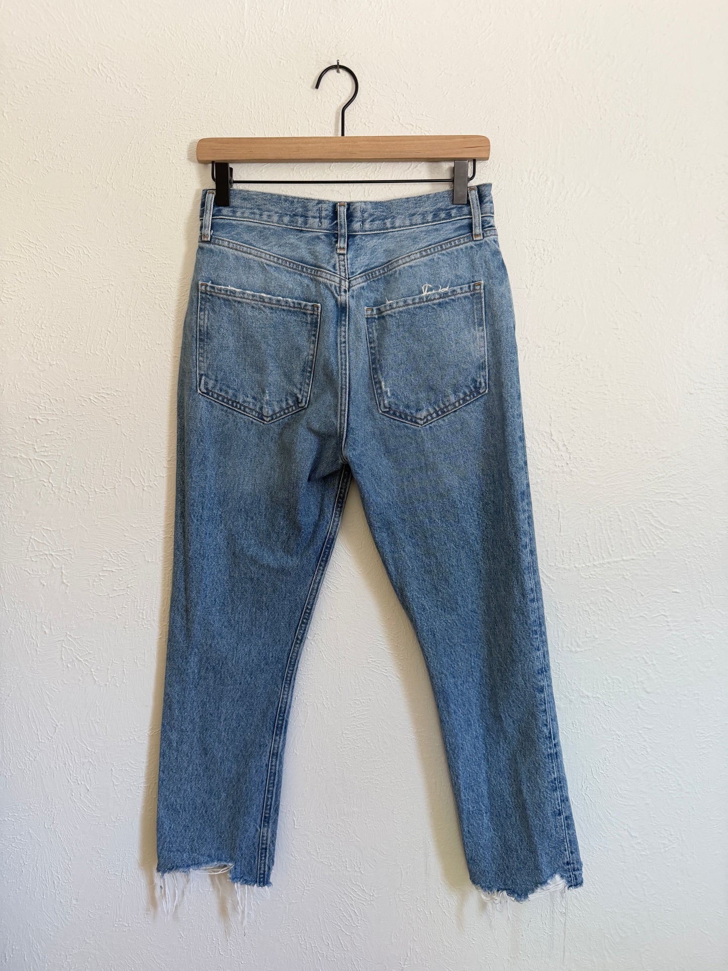 Agolde Riley High Rise Straight Jeans (2)