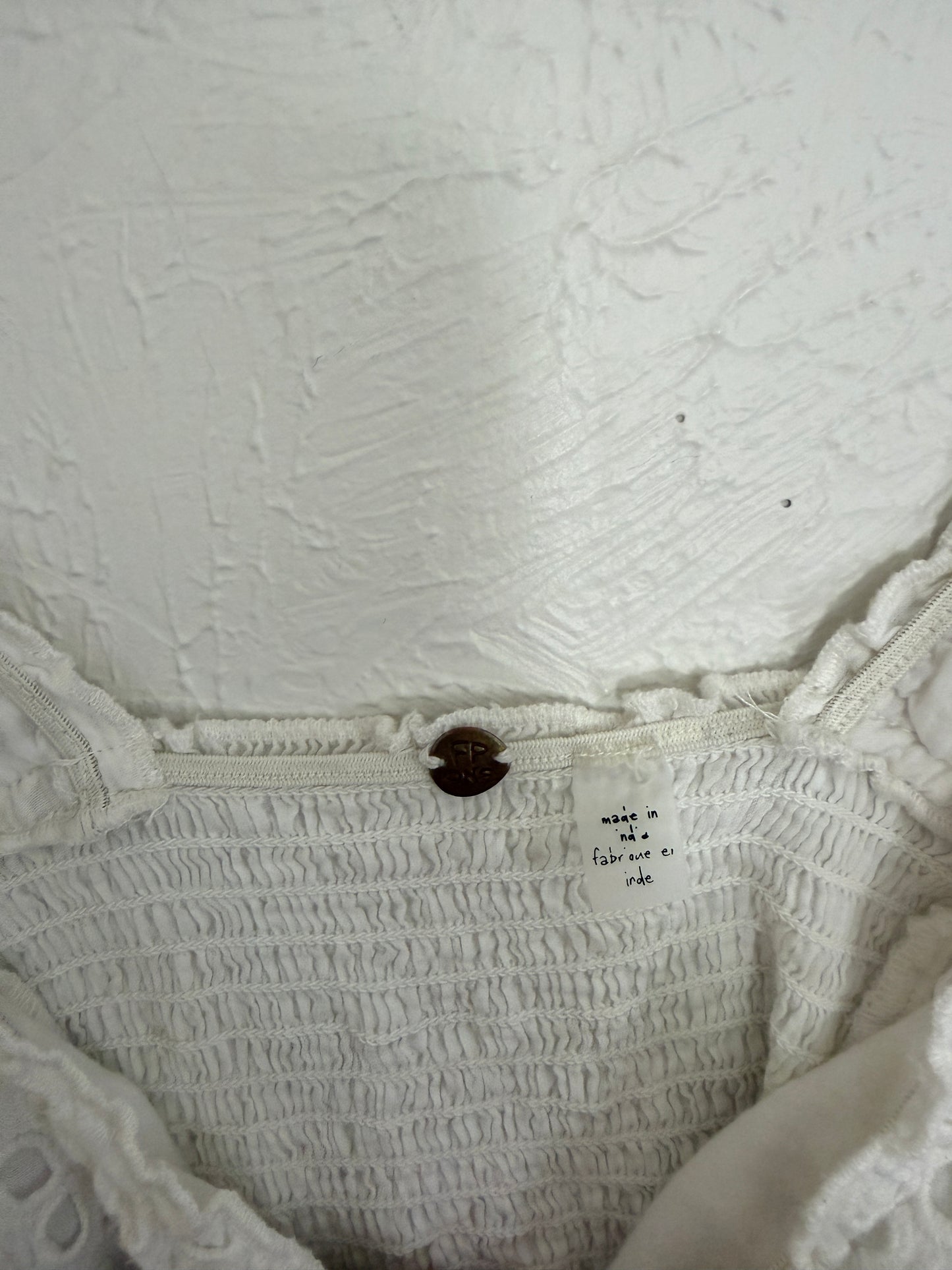 Free People Eyelet Crop Top (S)