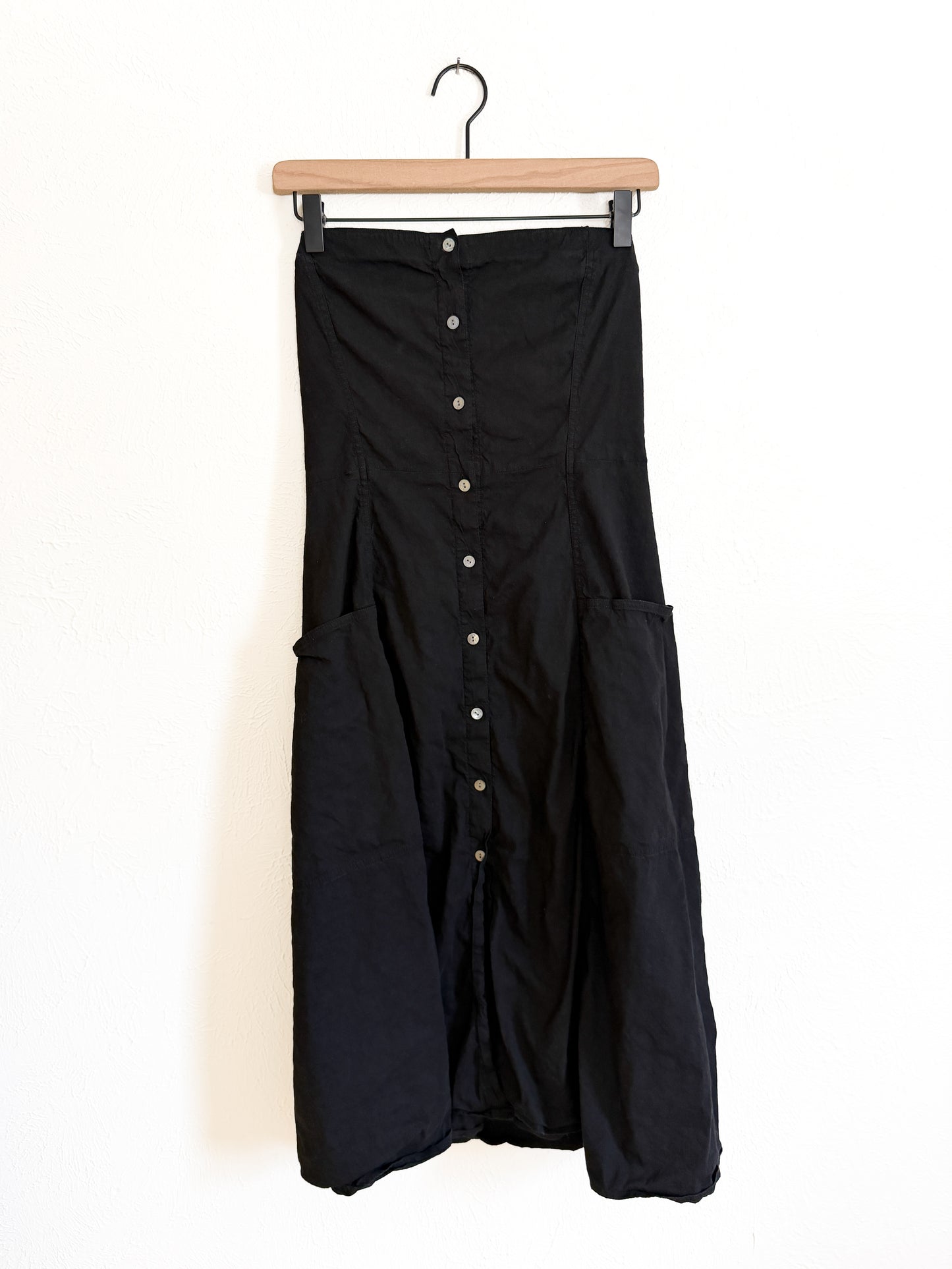 Theory Kayleigh Soft Crunch Linen Blend Midi Dress (4)