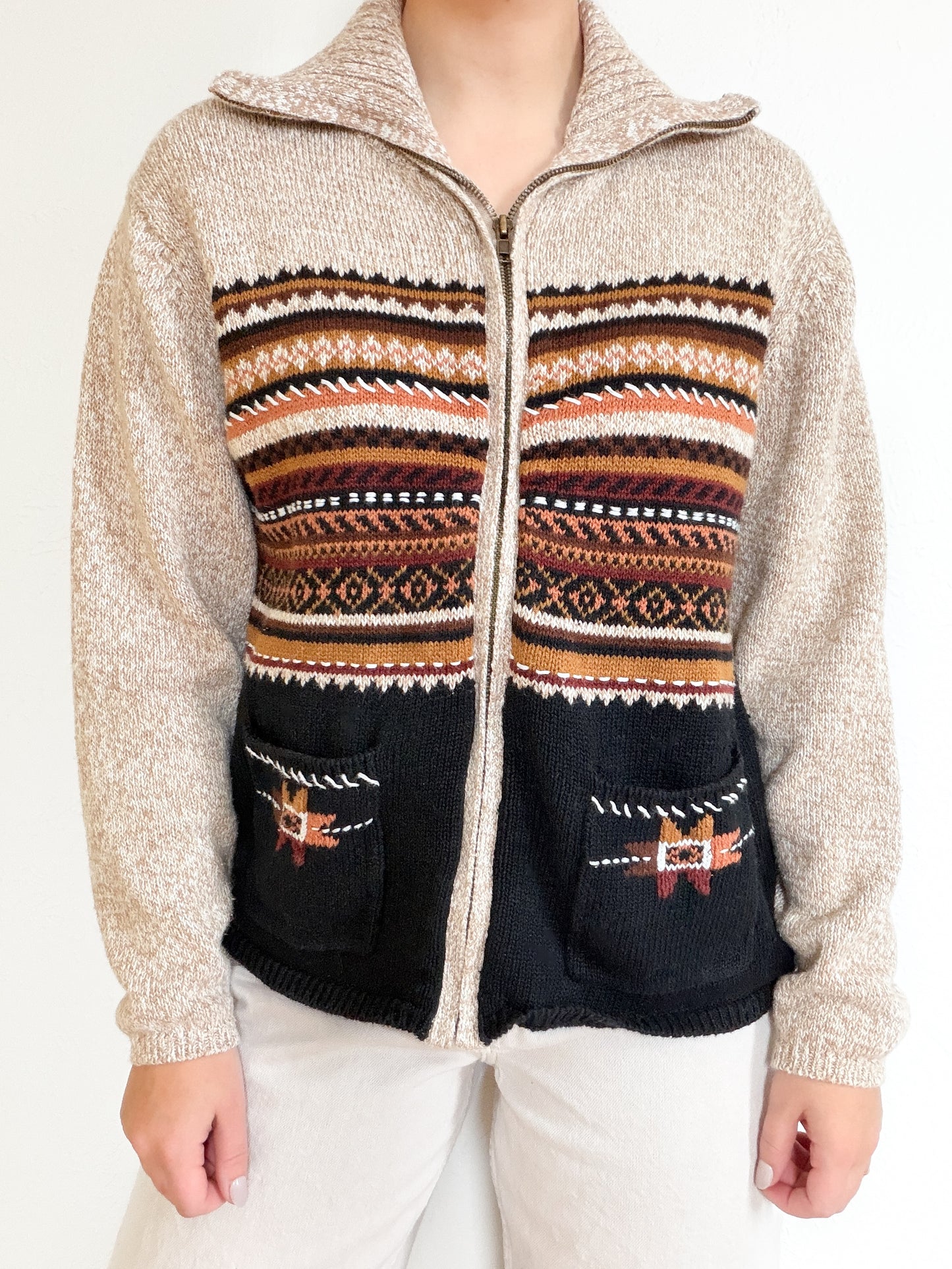 Erika Vintage Zip Up M)