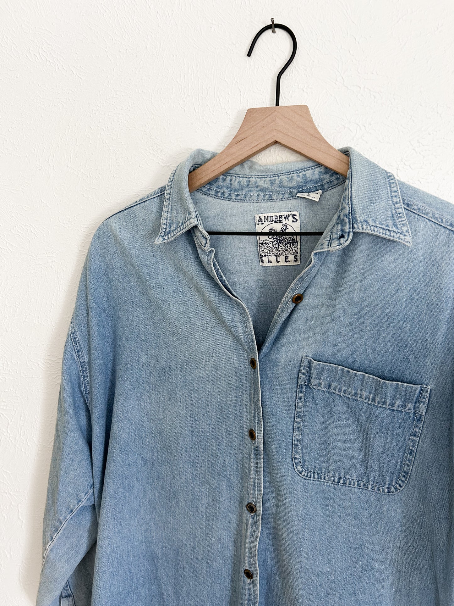 Andrew’s Blues Vintage Denim Shirt (L)