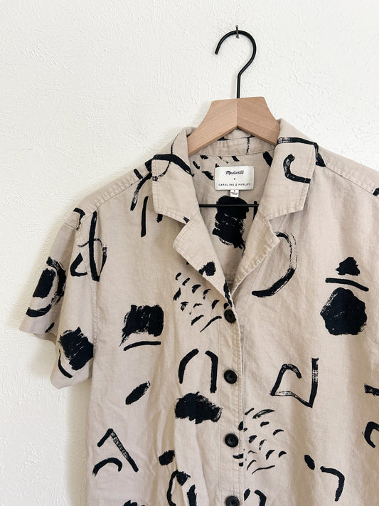 Madewell x Caroline Z Hurley Button Up (S/M)