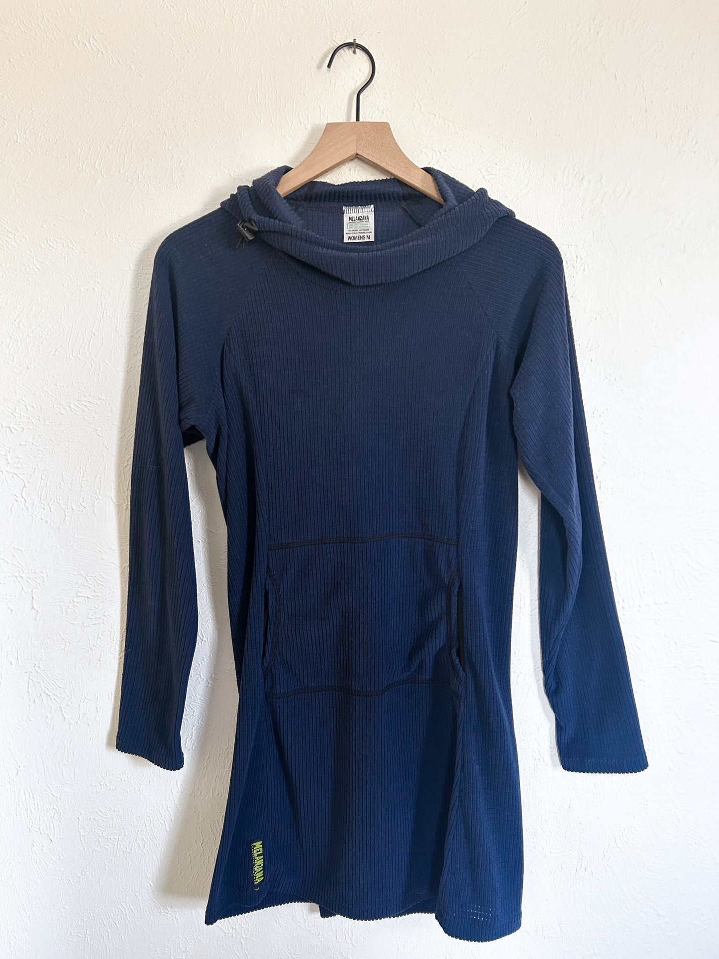 Melanzana Micro-Grid Navy Dress (M)