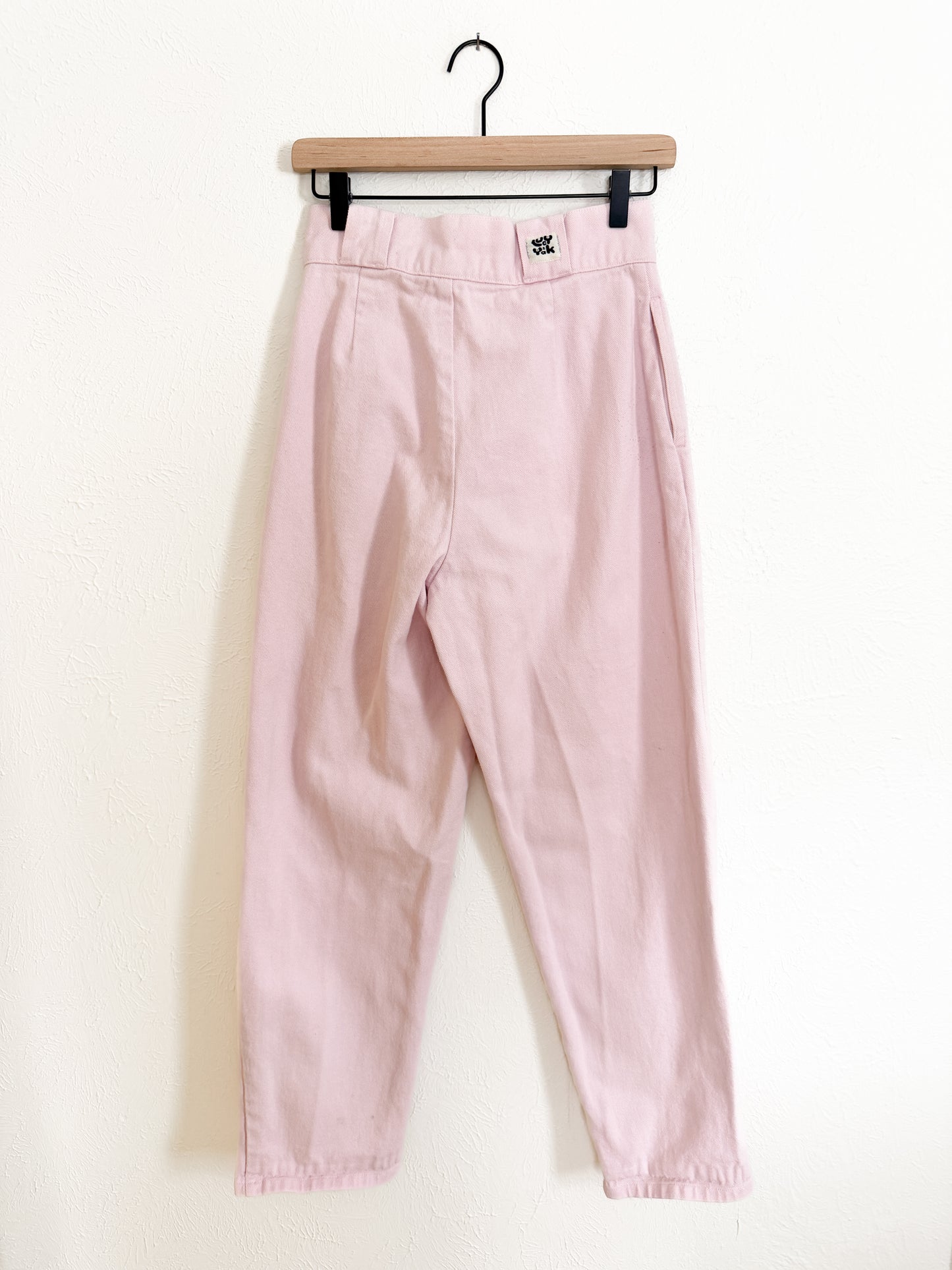 Lucy & Yak Addison Pink High Waisted Pants (6)