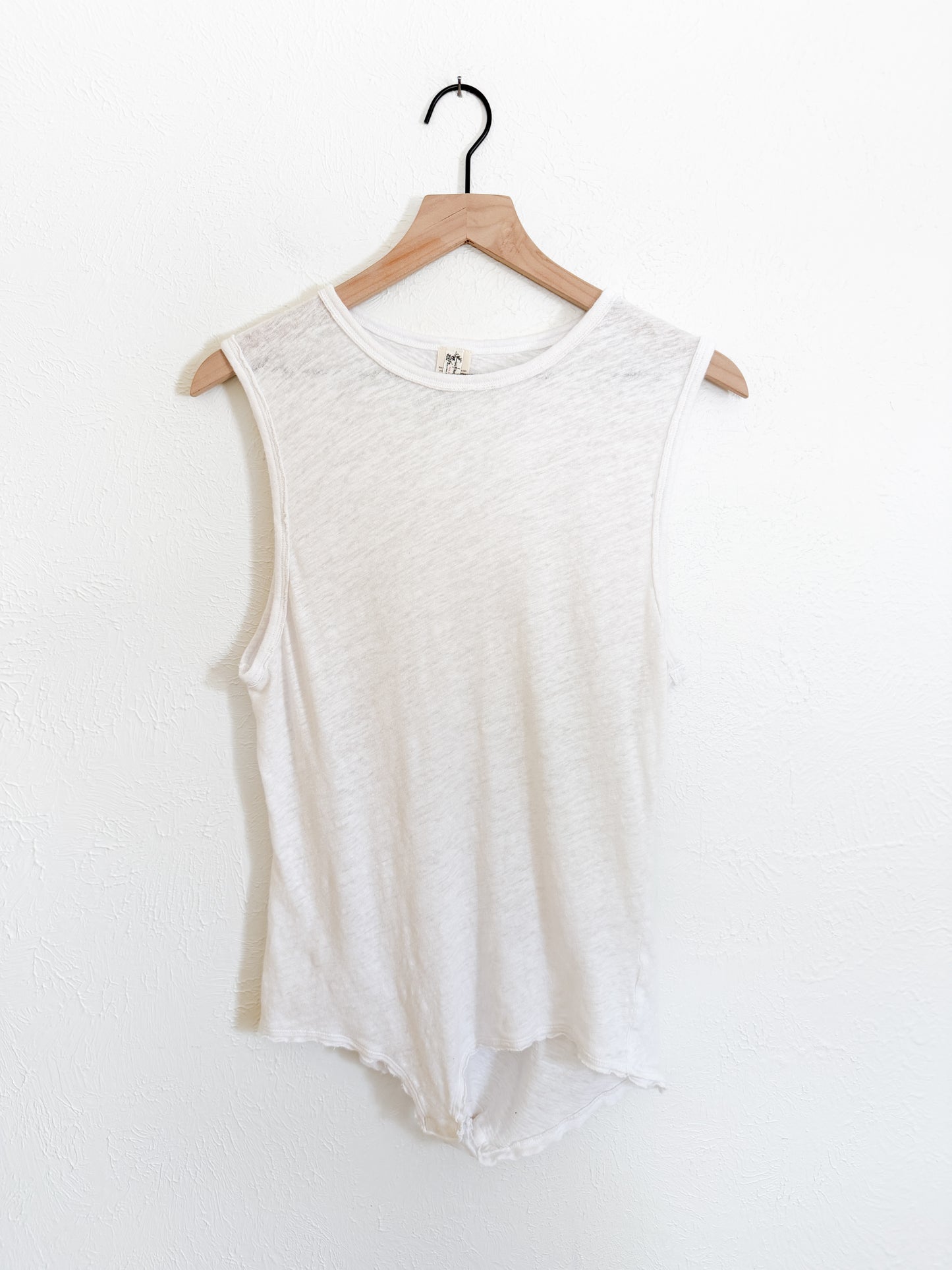 Intimately Free People White Tank Bodysuit (M)