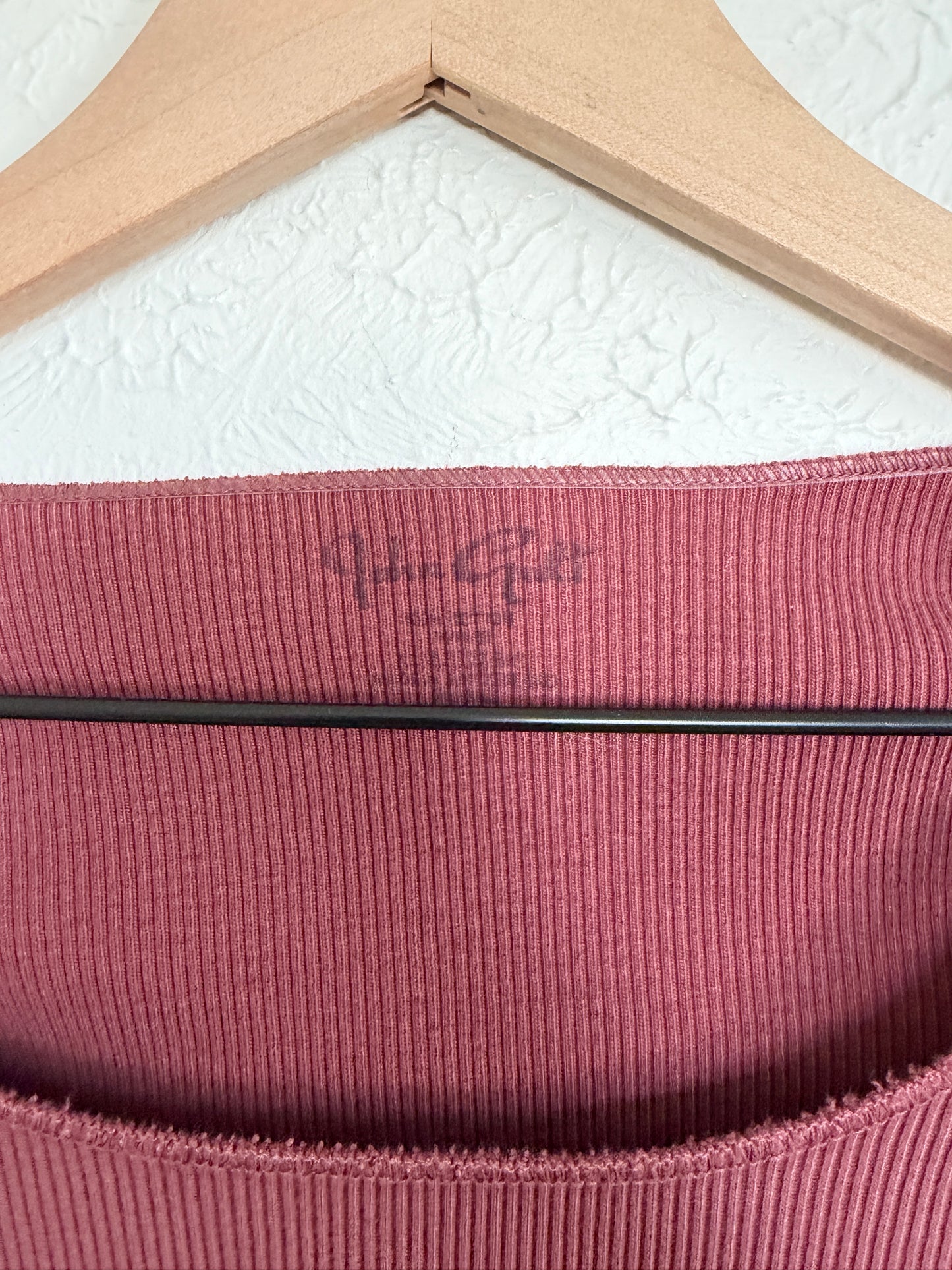 Brandy Melville Ribbed Crop Top (S)