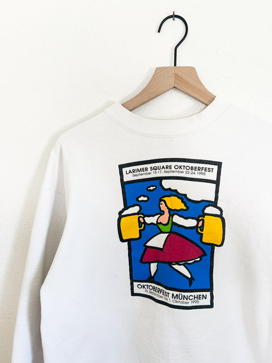 Larimer Square Denver Oktoberfest 1995 Crewneck (L)