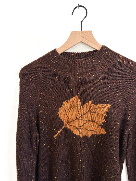 Vintage Norton Speckeld Leaf Sweater (S)