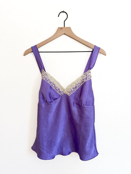 Vintage 90265 Purple Lace Tank (L)