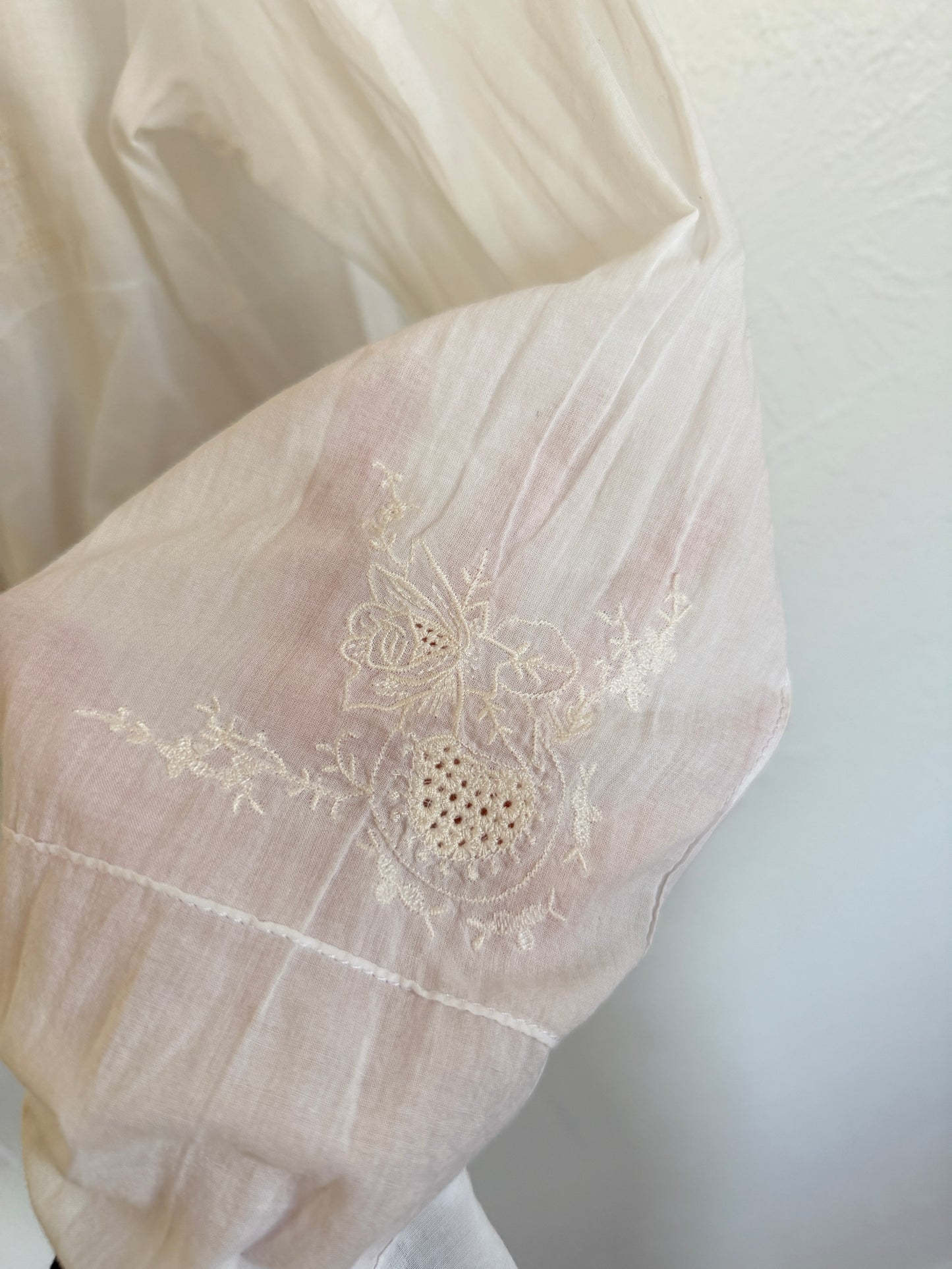 J Jill Embroidered Wrap Top (S)