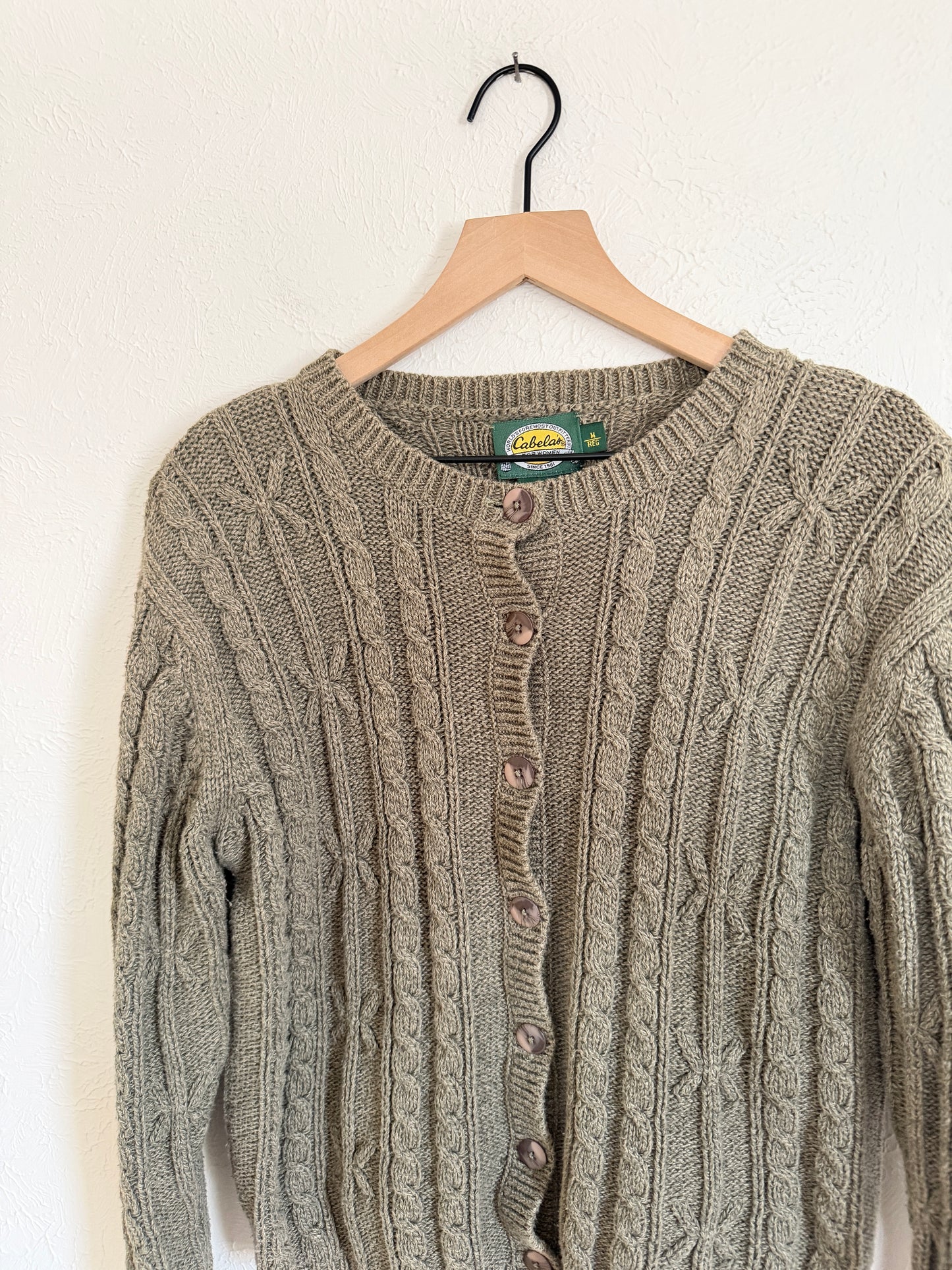 Cabela’s Green Knit Cardigan (M)
