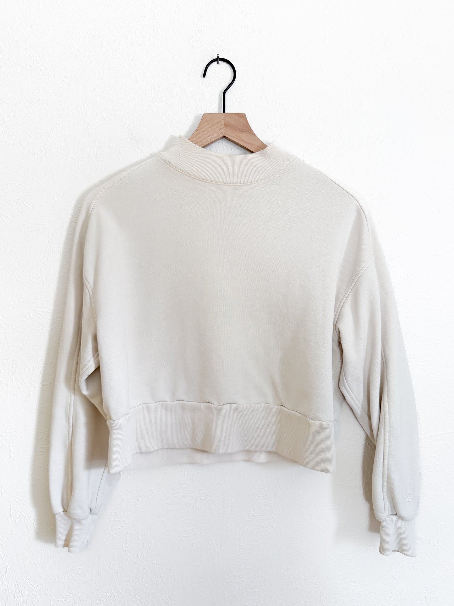 Everlane Organic Cotton Cropped Crewneck (S)